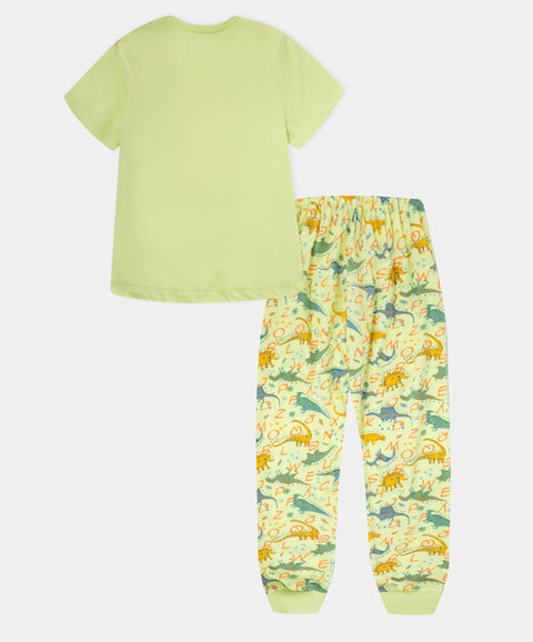 Pijama Camiseta Manga Corta y Pantalón