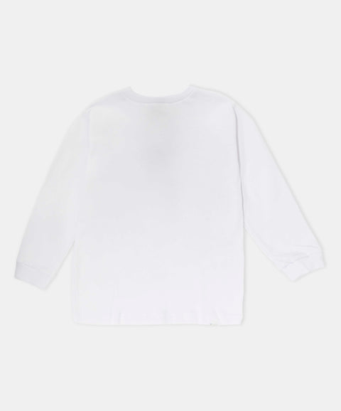 Pijama Manga Larga Y Pantalón Para Niño En Tela Suave Color Blanco