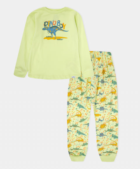 Pijama Camiseta Manga Larga y Pantalón Para Bebé Niño