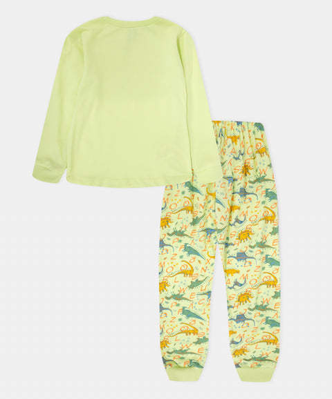 Pijama Camiseta Manga Larga y Pantalón Para Bebé Niño