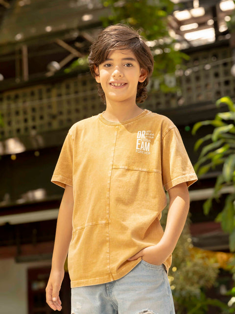 Camiseta Manga Corta Para Niño