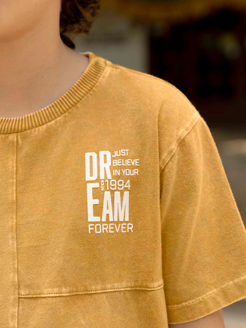 Camiseta Manga Corta Para Niño