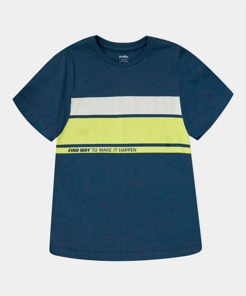 Camiseta Manga Corta Para Niño