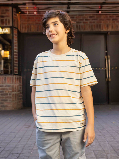 Camiseta Manga Corta Para Niño