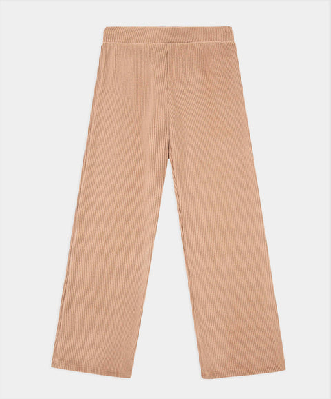 Pantalón Tejido Para Niña Color Cafe