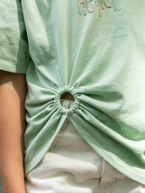 Camiseta Manga Corta Para Niña