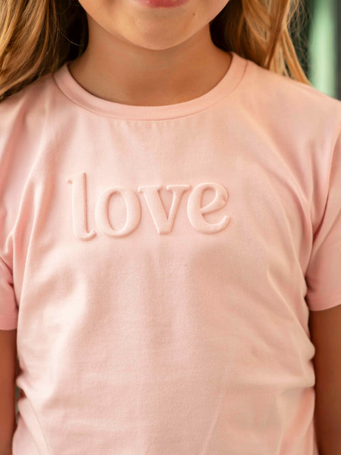 Camiseta Manga Corta Para Niña