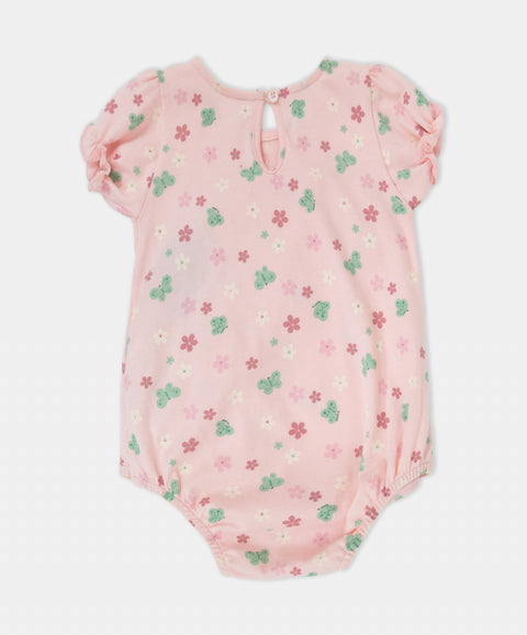 Vestido Manga Corta Para Recién Nacida