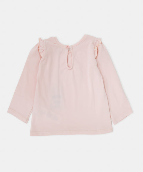 Camiseta Manga Larga Para Recién Nacida