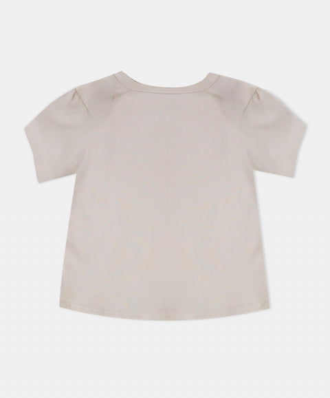 Conjunto Overol y Camiseta Manga Corta Para Recién Nacida