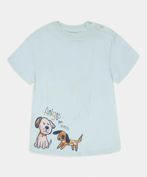 Conjunto Camiseta Manga Corta y Pantalón Para Recién Nacido