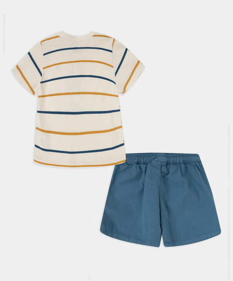 Conjunto Camiseta Manga Corta y Short Para Recién Nacido