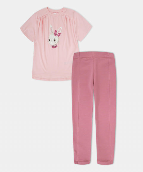 Conjunto Leggings Y Camiseta Para Bebé Niña