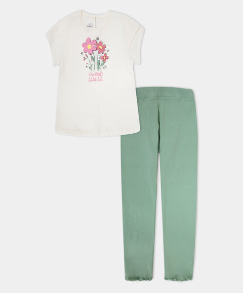 Conjunto Leggins y Camiseta Para Bebé Niña