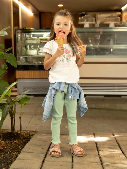 Conjunto Leggins y Camiseta Para Bebé Niña