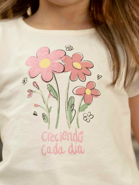 Conjunto Leggins y Camiseta Para Bebé Niña