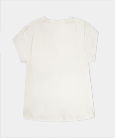 Camiseta Manga Corta Para Bebé Niña