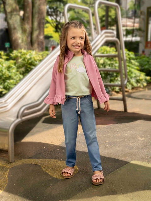 Jean Slim Para Bebé Niña