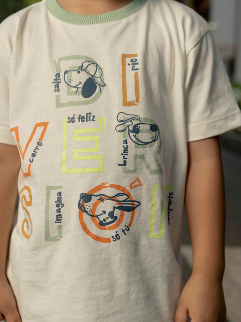 Conjunto Pantalón y Camiseta Manga Corta Para Bebé Niño