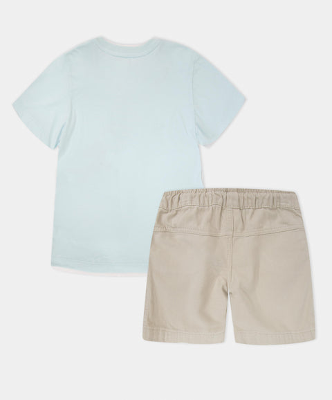 Conjunto Bermuda y Camiseta Manga Corta Para Bebé Niño