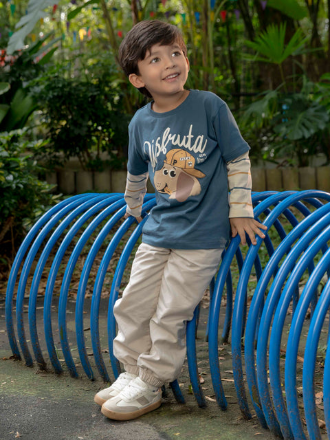 Conjunto Pantalón y Camiseta Para Bebé Niño