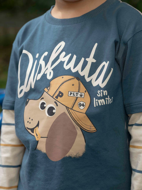 Conjunto Pantalón y Camiseta Para Bebé Niño