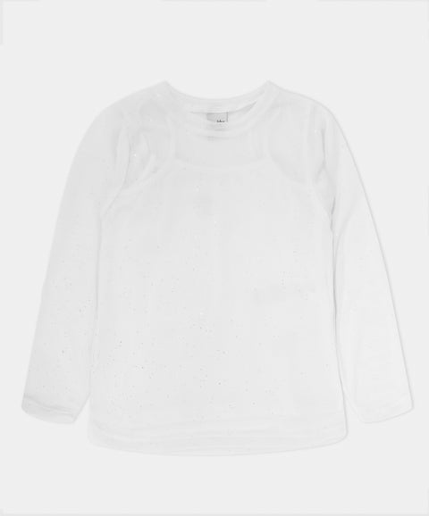 Camiseta Manga Larga Doble Prenda Para Niña