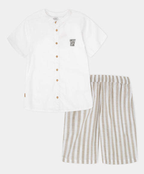 Conjunto Bermuda y Camisa Para Niño