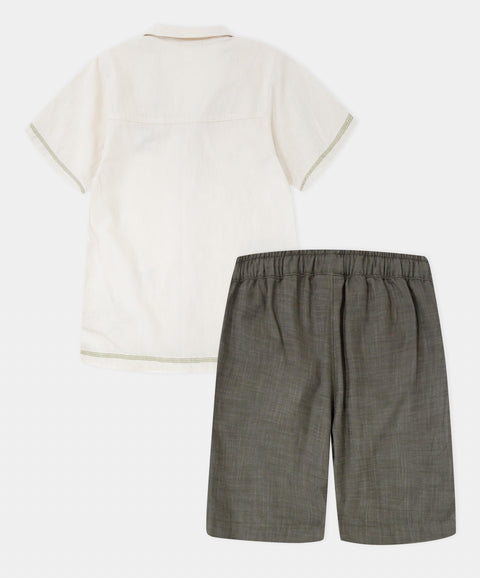 Conjunto Bermuda y Camisa Para Niño