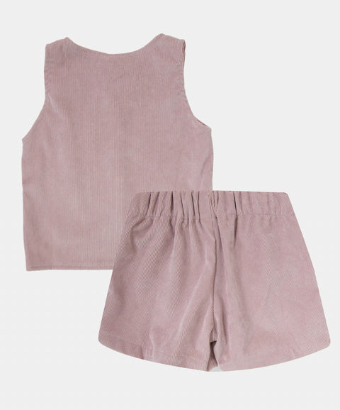 Conjunto Blusa y Falda Short Para Bebé Niña