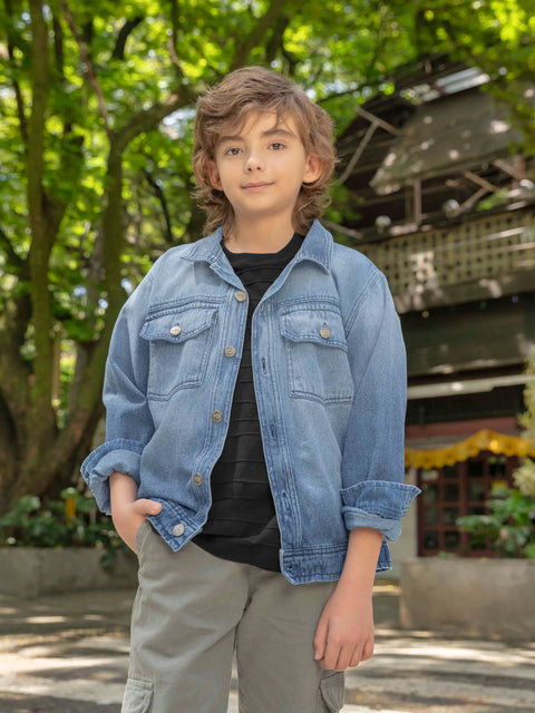 Chaqueta en Indigo Para Niño