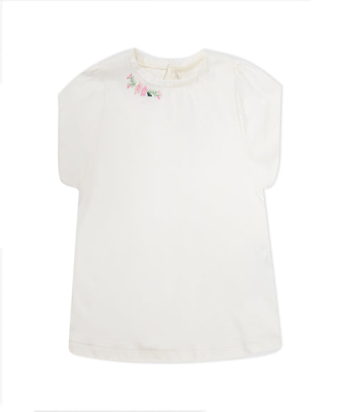 Conjunto Vestido y Camiseta Manga Corta Para Bebé Niña
