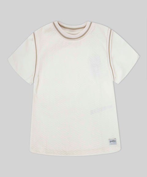 Camiseta Manga Corta Para Bebé Niño