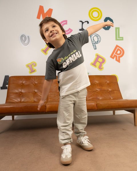 Conjunto Pantalón y Camiseta Manga Corta Para Bebé Niño