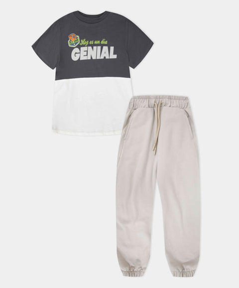 Conjunto Pantalón y Camiseta Manga Corta