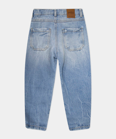 Jean Silueta Baggy Para Bebé Niño