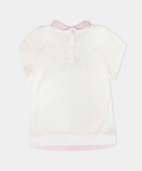 Conjunto Pantalón y Camiseta manga Corta Para Bebé Niña