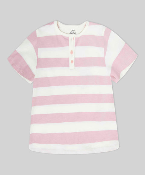 Camiseta Manga Corta Para Bebé Niña