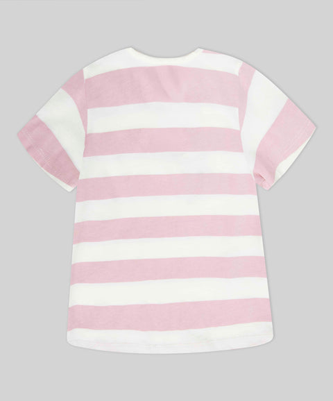 Camiseta Manga Corta Para Bebé Niña