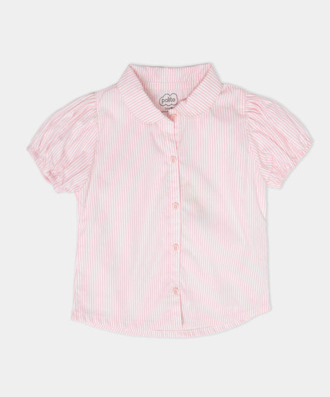 Blusa Manga Corta Para Bebé Niña