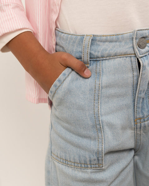 Jean Para Niña Wide Leg