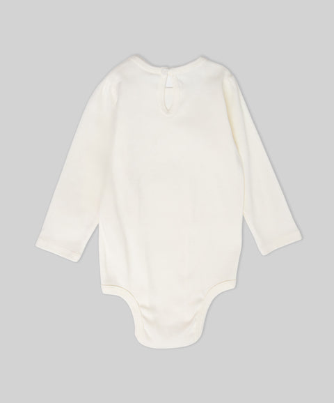 Conjunto Jardinera y Body Manga Larga Para Recién Nacida