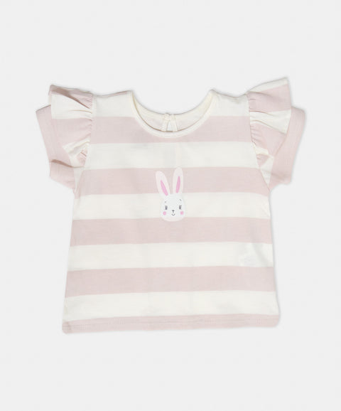 Conjunto pantalón y Camiseta Manga Corta Para Recién Nacida