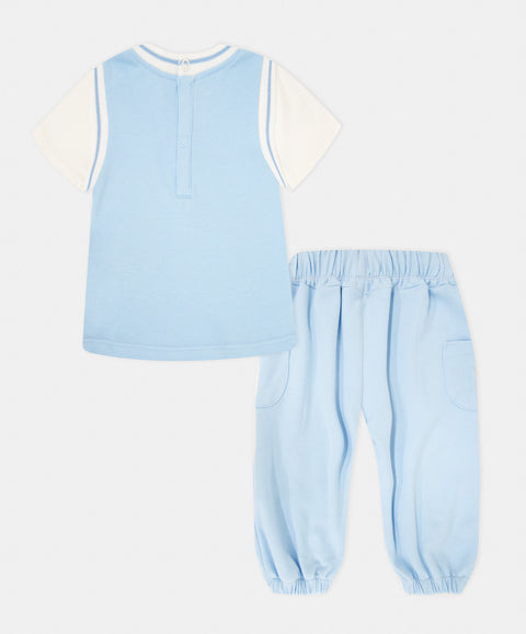 Conjunto Pantalón y Camiseta Manga Corta Para Recién Nacido