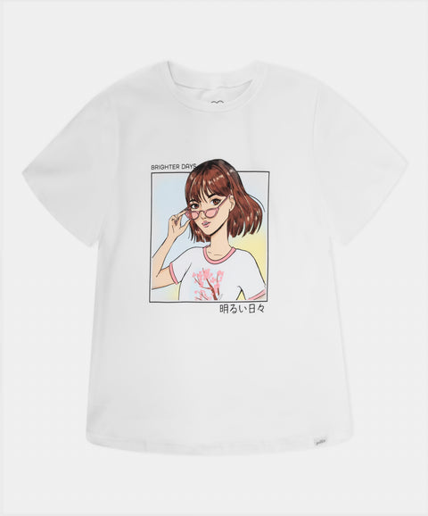 Camiseta Manga Corta Para Niña