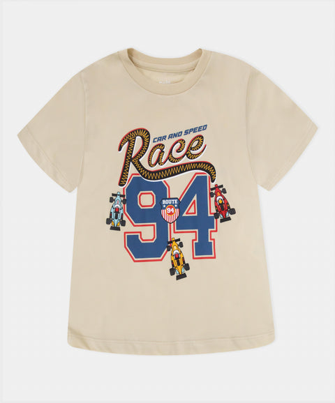 Camiseta Manga Corta Para Bebé Niño