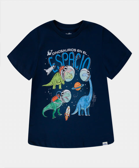 Camiseta Manga Corta Para Bebé Niño
