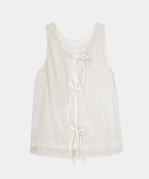 Blusa Manga Sisa de Lentejuelas Para Niña