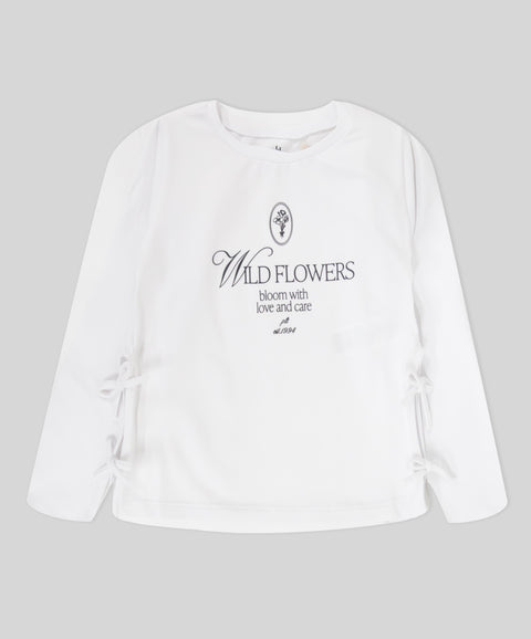 Camiseta Manga Larga Para Niña