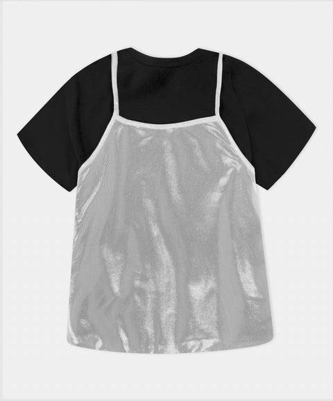 Camiseta Doble Prenda Para Niña